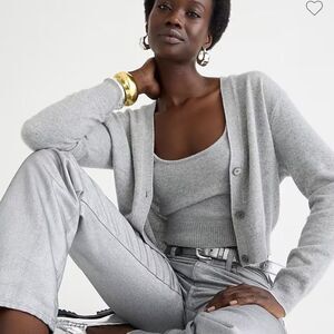 J.Crew Cashmere shrunken sweater-tank set (missing tank top)